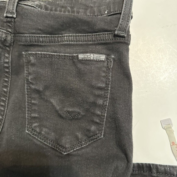 Hudson Size 25 Womens Jeans Natalie Skinny Mid Rise Black Denim 25x26 - Picture 8 of 10